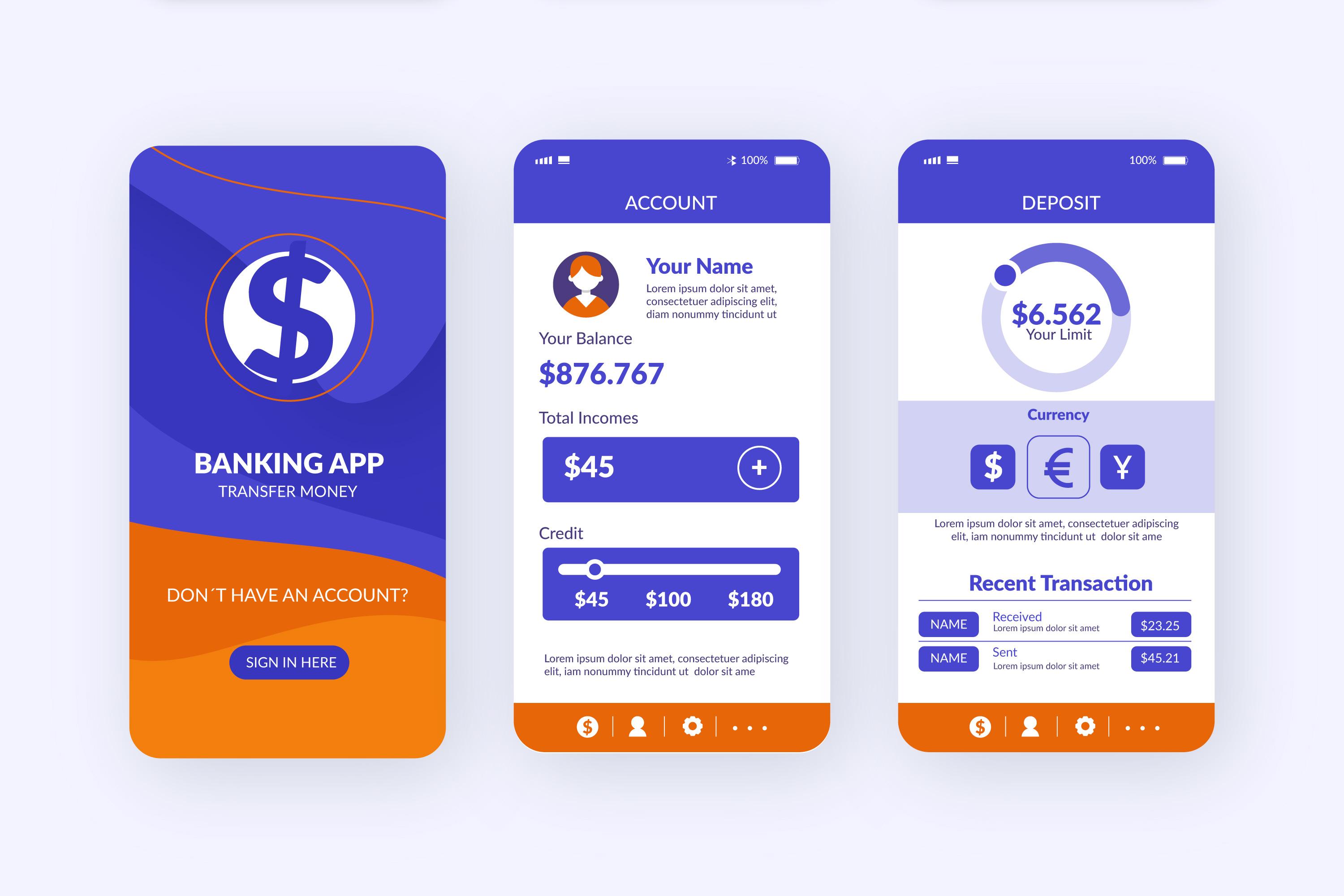 Smartphone moderne affichant une application mobile